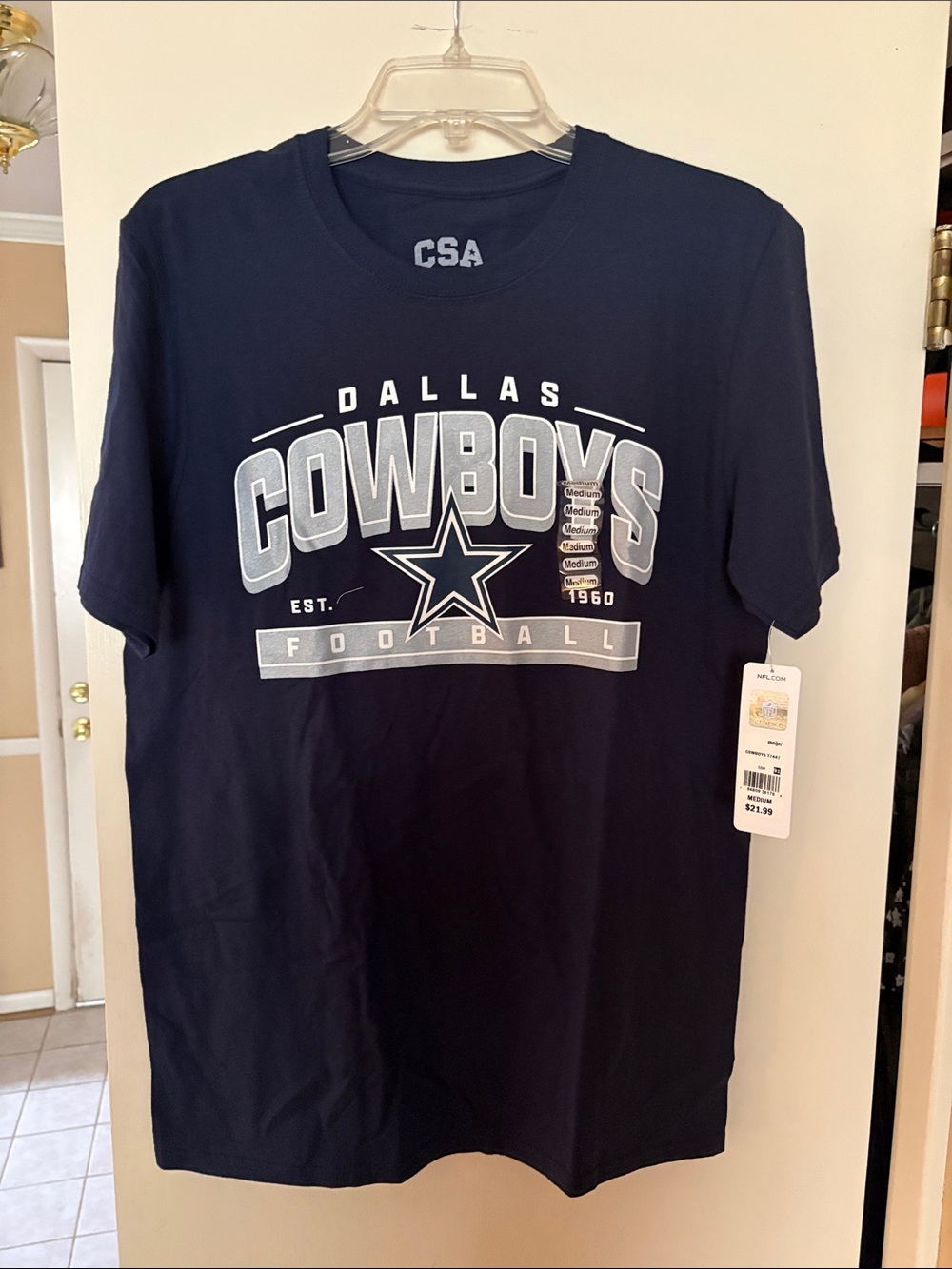 Dallas Cowboys Navy Short-Sleeve Graphic Tee